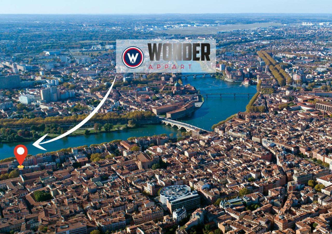 Wonder Appart' 402 - Vue Sur Garonne Toulouse Eksteriør bilde